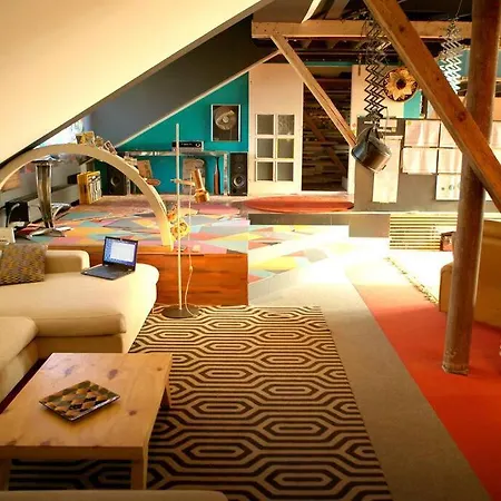 Apartmán Eclectic Artist Loft/bohemian Studio *